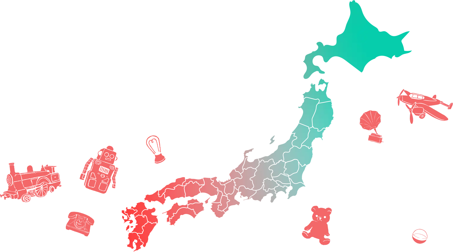 日本地図